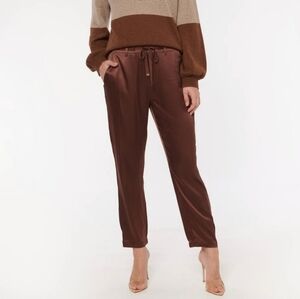 Cami NYC Alex Silk Pants in Chocolate Brown